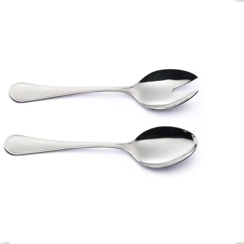 Ultime Pezzi Coppia insalata Impero, ACCIAIO INOX 18.10(AISI304), spessore 2.5 MM, Lunghezza 233 mm Eme Posaterie