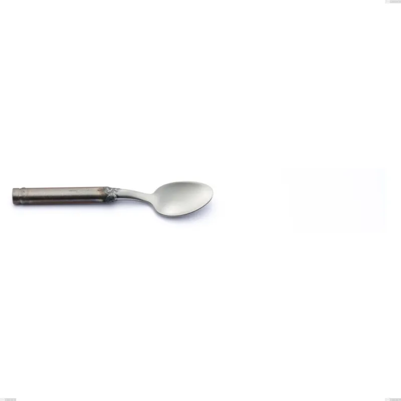Cucchiaino moka Fuoco, Acciaio inox 18.10 (AISI304),lunghezza 125 mm, manico in tubolare d‘acciaio sabbiato e brunito Eme Posaterie Compra Adesso