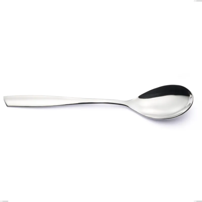 Cucchiaio da servizio Eleven, (acciaio 18.10 aisi304), spessore 2.5 mm, lunghezza 253 mm inox lucido a specchio Eme Posaterie Di Tendenza