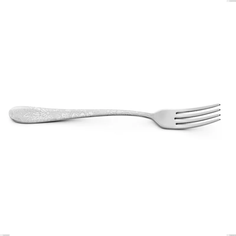 Ultimissimo Modello Forchetta frutta Charme Pechino, Acciaio 18/10 Inox Lucido con incisione al laser, spessore 2,5 mm mm, lunghezza 190 mm Eme Posaterie