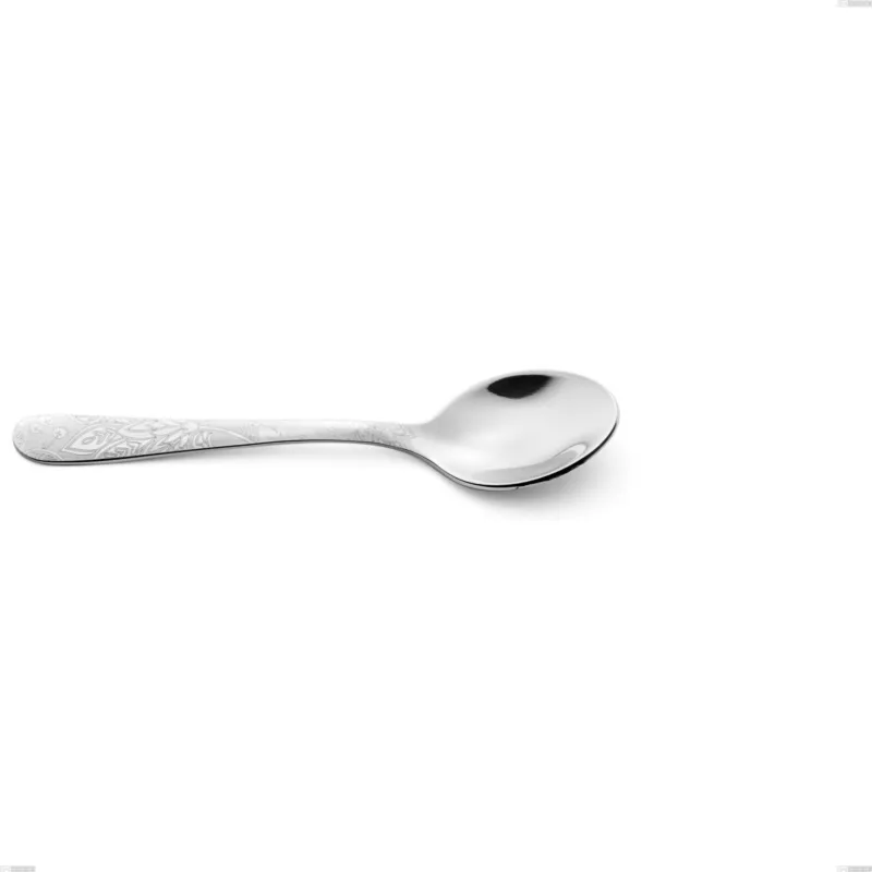 Saldi Cucchiaino moka Charme Pechino, Acciaio 18/10 Inox Lucido con incisione al laser, spessore 2,5 mm mm, lunghezza 113 mm Eme Posaterie