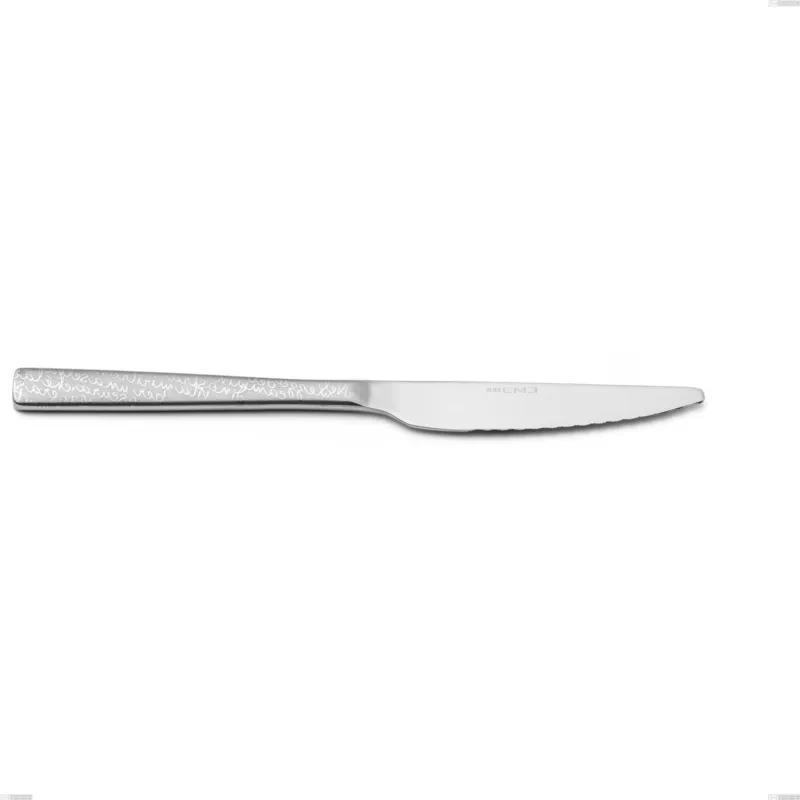 Coltello frutta Infinity la Divina, Acciaio 18/10 Inox Lucido con incisione al laser, spessore 2,5 mm mm, lunghezza 211 mm Eme Posaterie Esclusivo