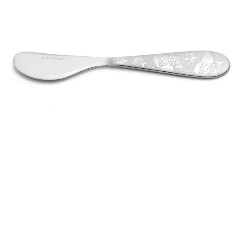 Coltello per bambini Birillo la Sirenetta in acciaio 18/0 inox lucido 1 Coltello + DI 18 MESI Eme Posaterie Ultime Pezzi