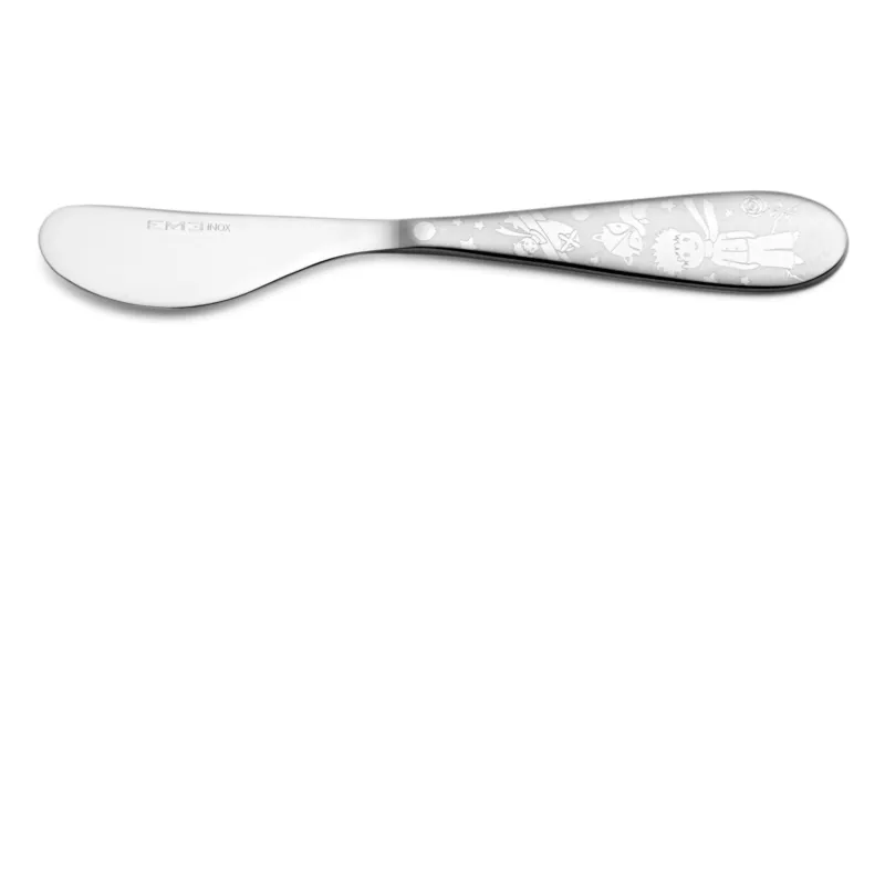 Occasione Coltello per bambini Birillo il Piccolo Principe in acciaio 18/0 inox lucido 1 Coltello + DI 18 MESI Eme Posaterie
