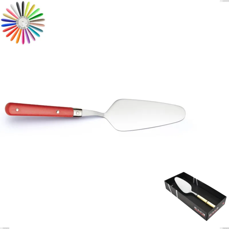 Sconto Confezione vetrina 1 pezzo pala torta country, acciaio 18/10 aisi 304 manici in abs Eme Posaterie blu 2