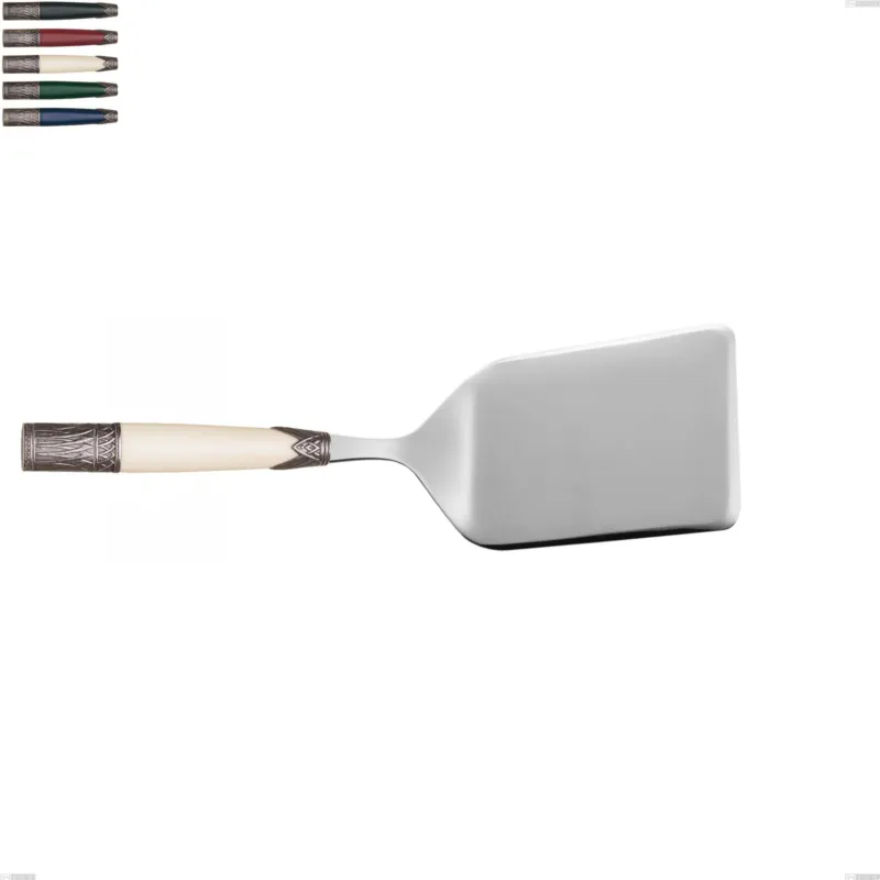 Vendita Finale Pala lasagne Aria, acciaio 18/10 aisi304 colorato Dimensioni 245 mm manico in Acrilico e Metallo Eme Posaterie blu 2