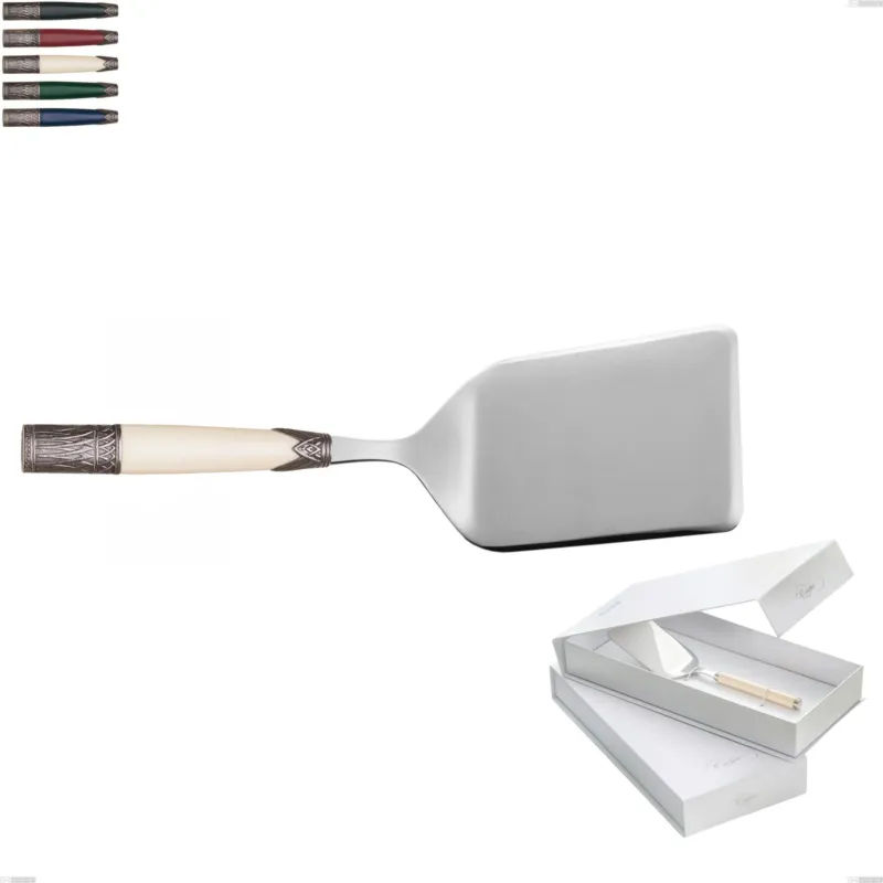 Confezione a libro 1 pezzo pala lasagne aria, acciaio 18/10 aisi304 colorato Eme Posaterie blu 2 Professionale