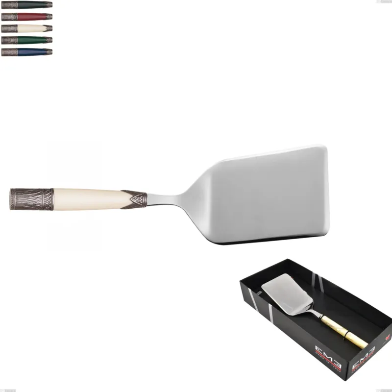 Scelto Dai Clienti Confezione vetrina 1 pezzo pala lasagne Aria, acciaio 18/10 aisi304 colorato Dimensioni 245 mm manico in Acrilico e Metallo Eme Posaterie blu 2