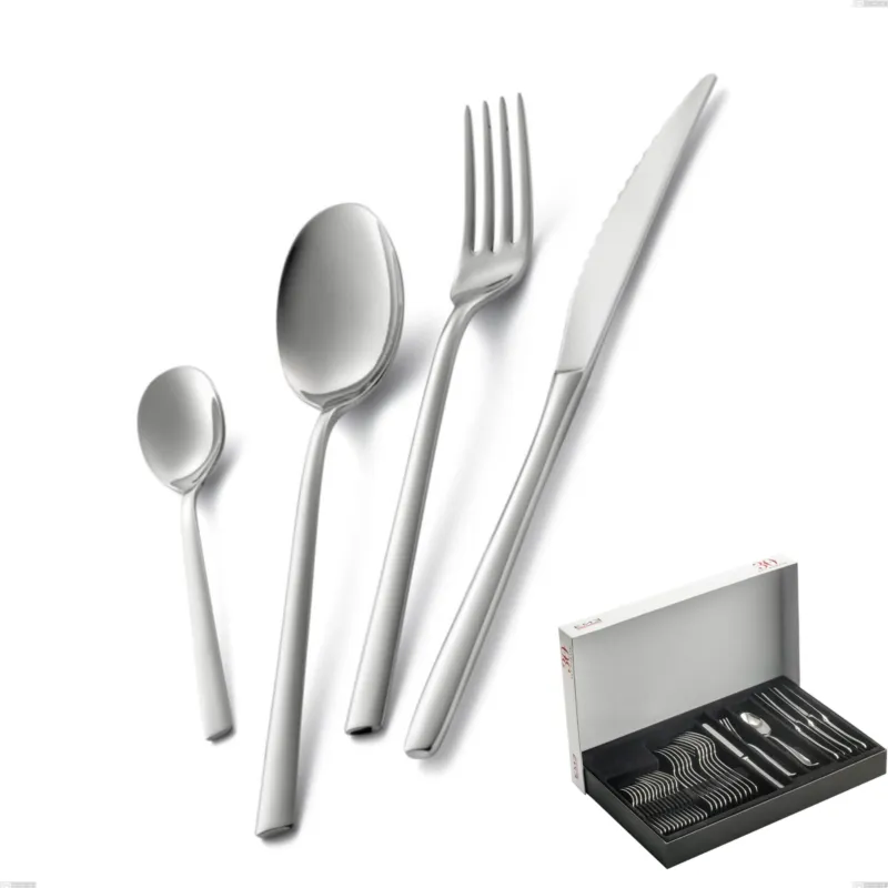 Ultima Occasione Confezione Panoramica 30 pezzi fashion, acciaio 18/10 aisi 304 inox lucido, spessore 3 mm mm Eme Posaterie