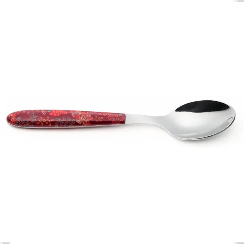 Direttamente Dal Produttore Cucchiaio tavola vero samarcanda, acciaio 18.0 nickel free, manicatura pbt sublimato acciaio lucido, lunghezza 190 mm Eme Posaterie