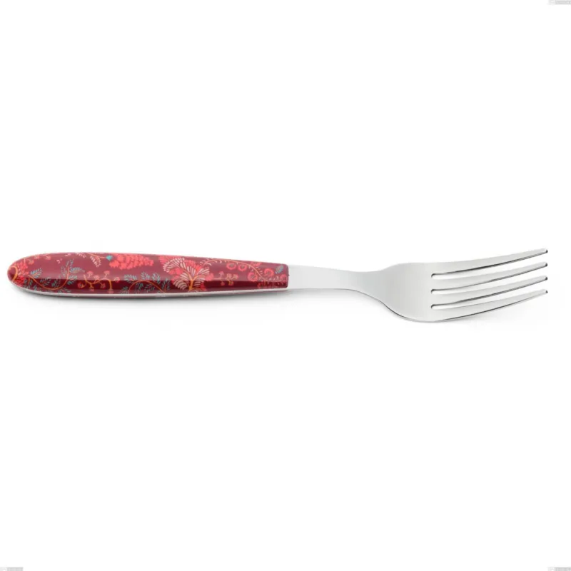 Forchetta tavola vero samarcanda, acciaio 18.0 nickel free, manicatura pbt sublimato acciaio lucido, lunghezza 190 mm Eme Posaterie Offerta Lampo