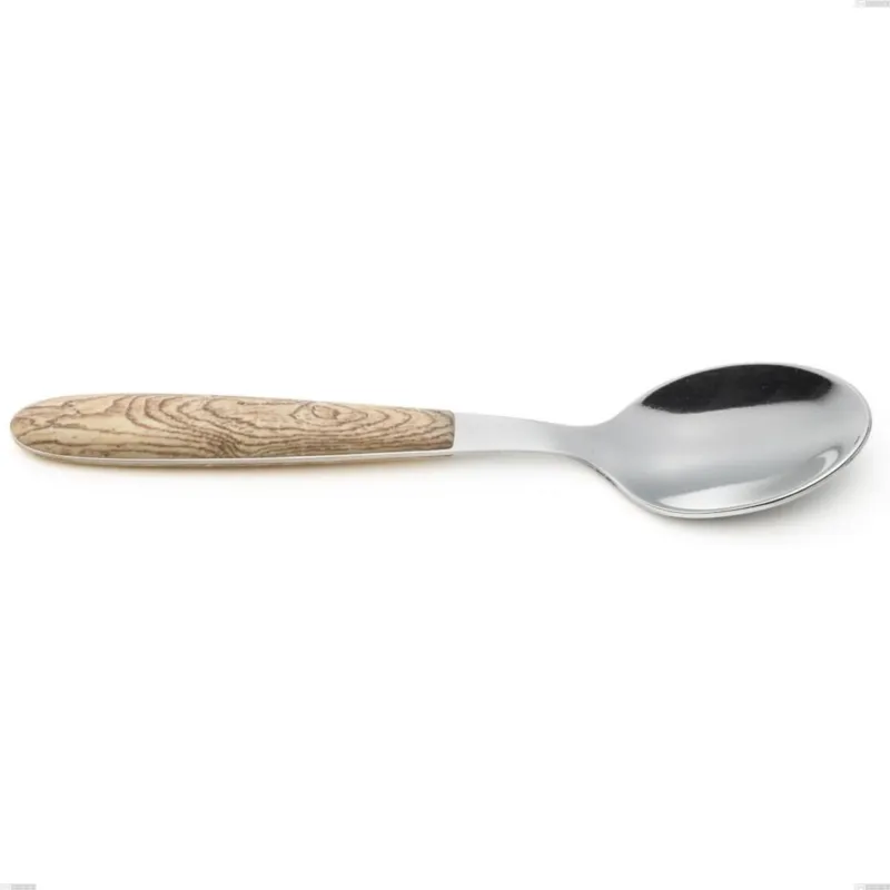 Super Prezzo Cucchiaino caffè vero pino, acciaio 18.0 nickel free, manicatura pbt sublimato acciaio lucido, lunghezza 140 mm Eme Posaterie