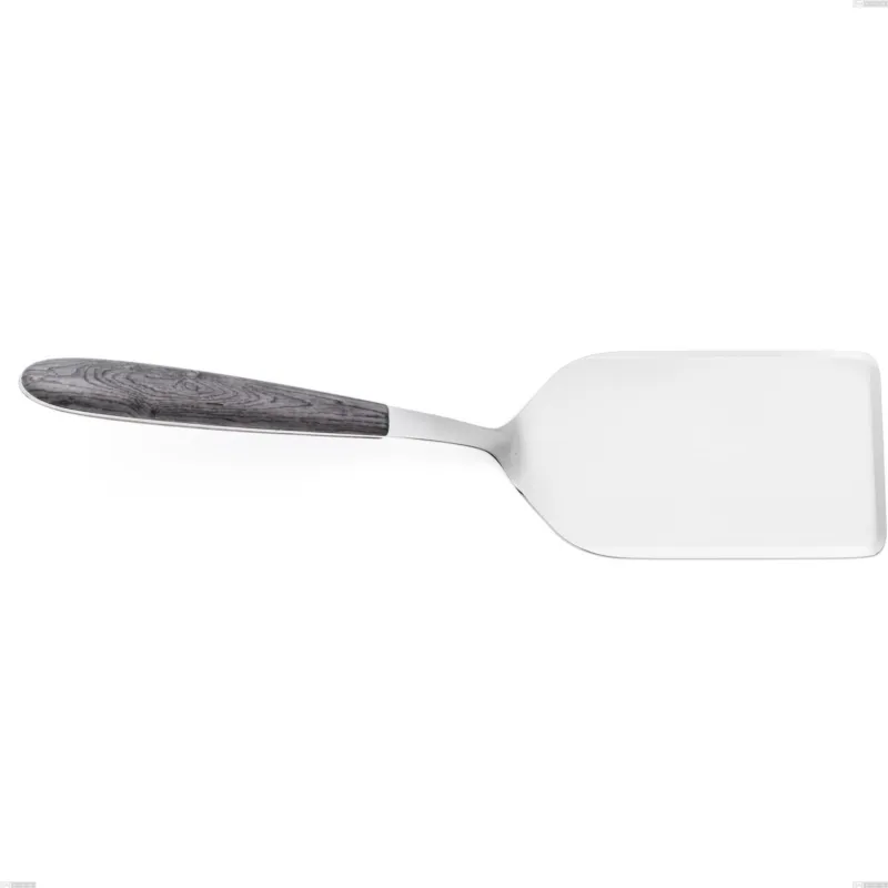 A Buon Prezzo Pala lasagne vero olmo grigio, acciaio 18.0 nickel free, manicatura pbt sublimato acciaio lucido, lunghezza 240 mm Eme Posaterie