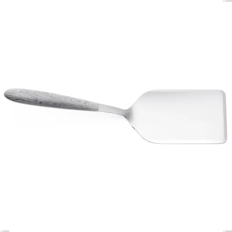 Pala lasagne vero betulla, acciaio 18.0, manicatura pbt sublimato acciaio lucido, lunghezza 240 mm Eme Posaterie Pagamento Sicuro