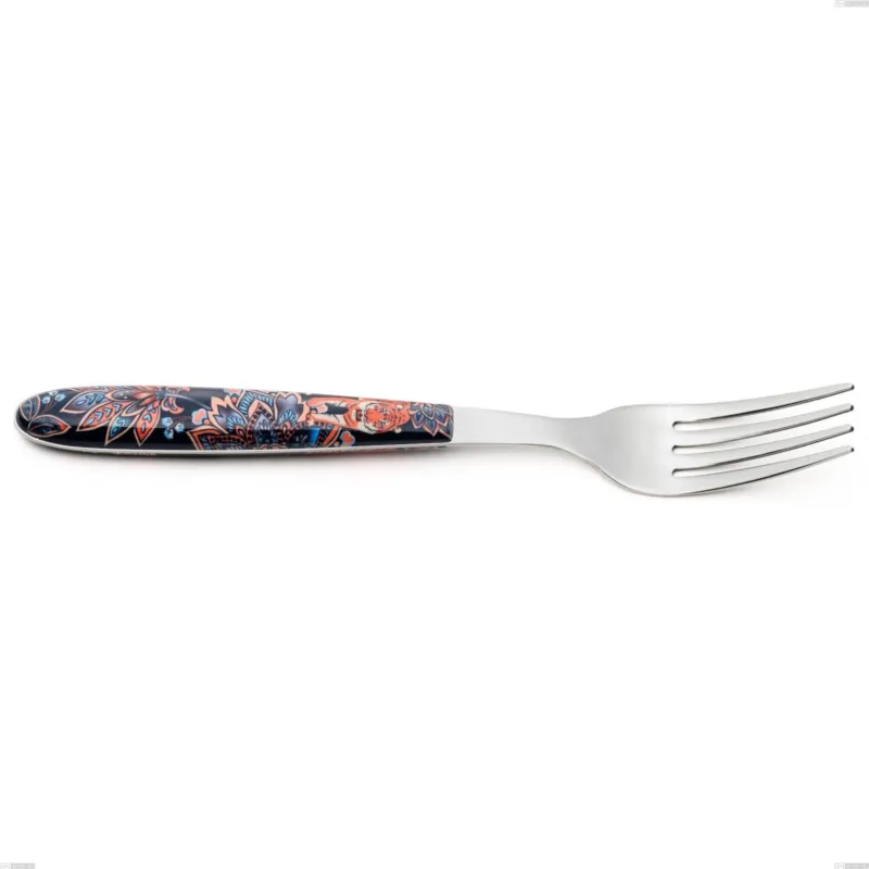 Compra Online Forchetta tavola vero pechino, acciaio 18.0, manicatura pbt sublimato acciaio lucido, lunghezza 190 mm Eme Posaterie