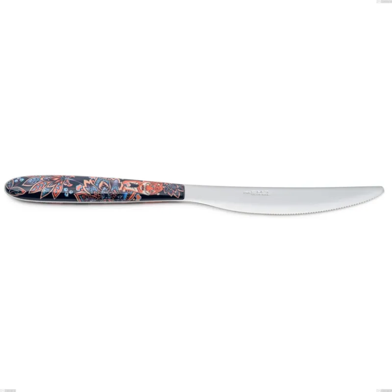 Di Tendenza Coltello tavola vero pechino, acciaio 18.0, manicatura pbt sublimato acciaio lucido, lunghezza 220 mm Eme Posaterie