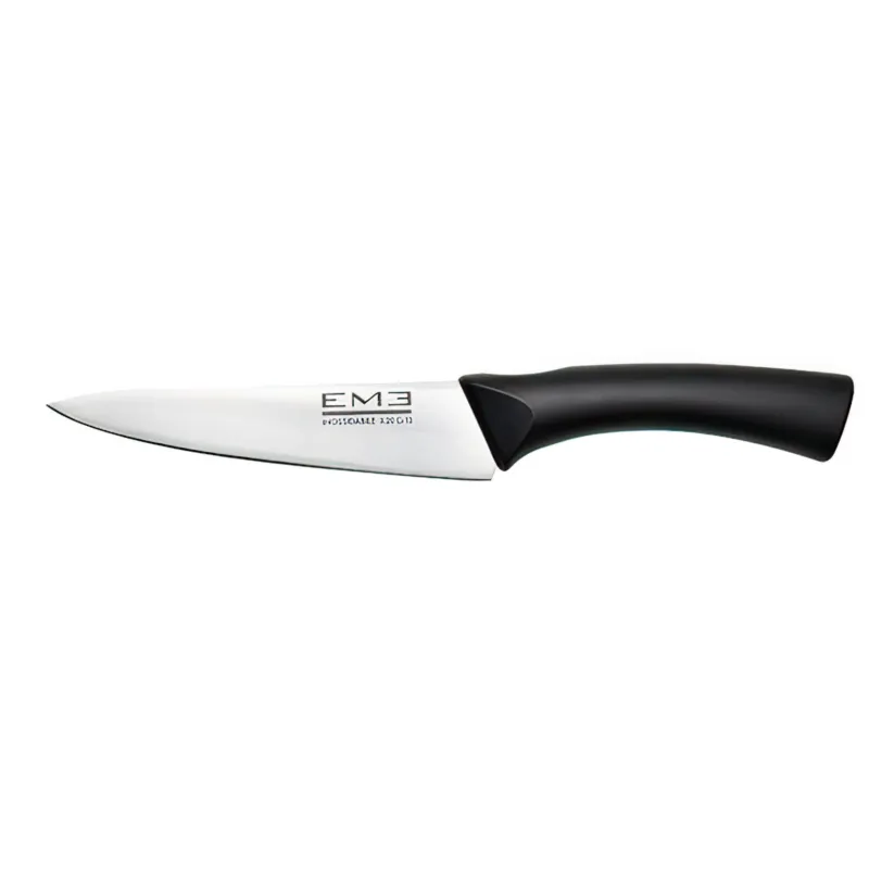 Coltello da cucina realizzato in acciaio 18/10, LOVE ME manico ergonomico Lama 16 cm - Misura totale 27 cm Eme Posaterie Di Tendenza