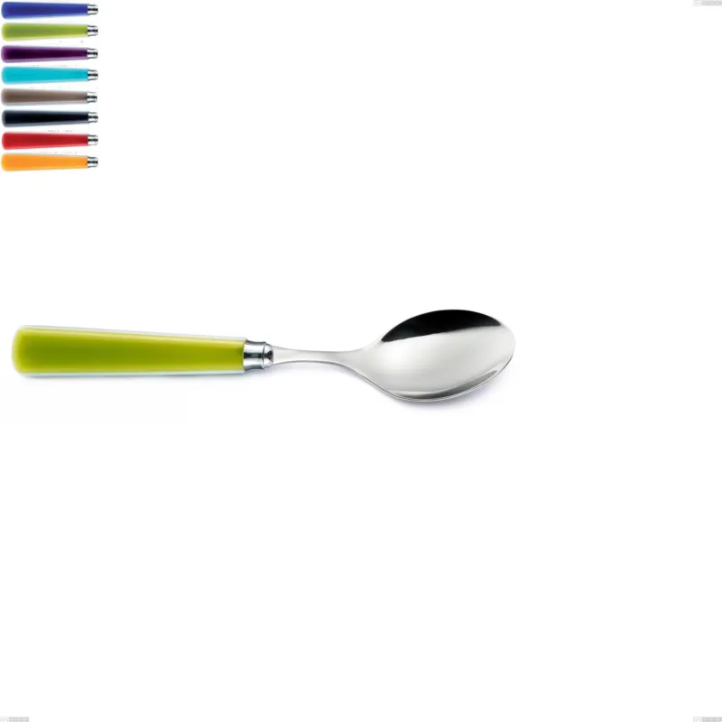 Cucchiaino frutta candy eme, Acciaio 18/10 AISI 304 Lucido manicatura acrilico Eme Posaterie viola 2623 Prezzo Scontato