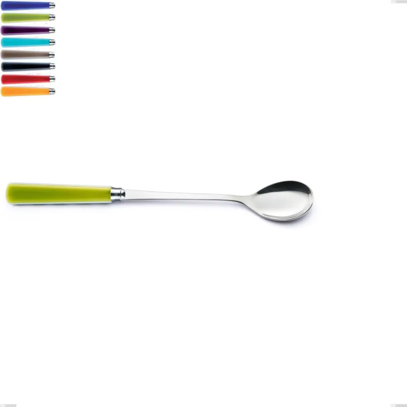 A Buon Prezzo Cucchiaio bibita candy eme, Acciaio 18/10 AISI 304 Lucido manicatura acrilico Eme Posaterie viola 2623