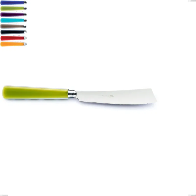 Coltello torta candy eme, Acciaio 18/10 AISI 304 Lucido manicatura acrilico Eme Posaterie viola 2623 Offerta Limitata