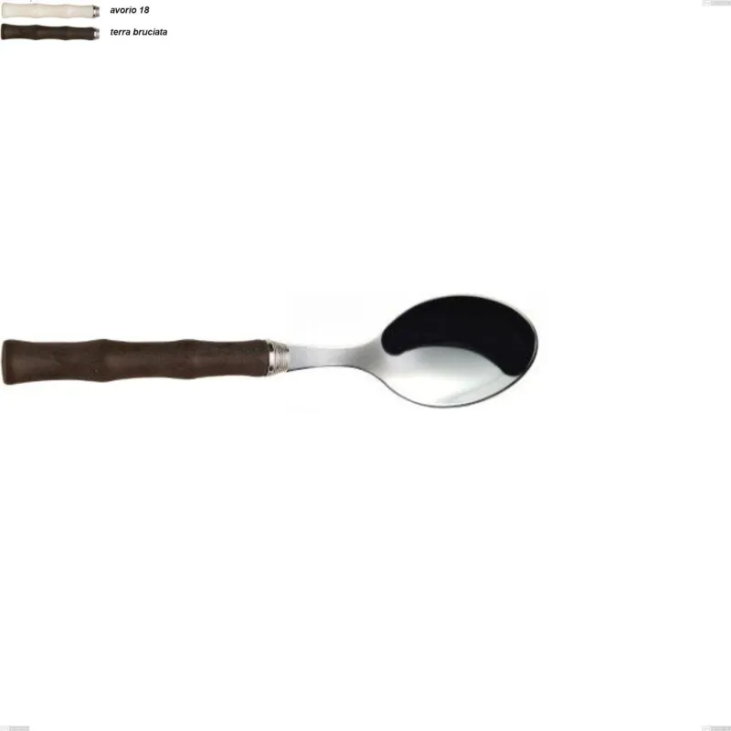 Più Venduto Cucchiaino caffè acqua eme, Acciaio 18/10 AISI 304 lucido manicatura acrilica, lunghezza 144 mm Eme Posaterie terra bruciata