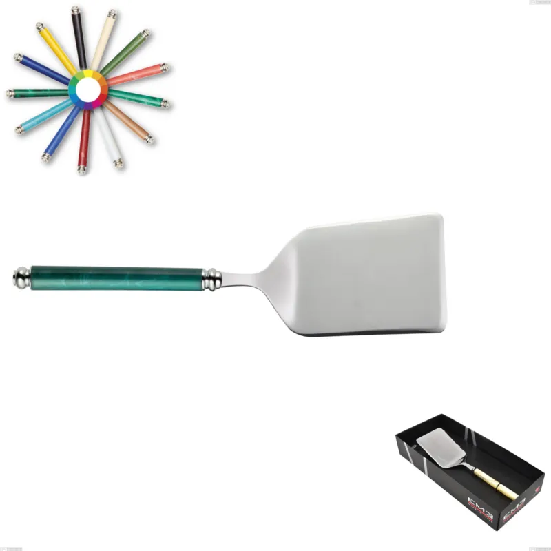 Promozione Esclusiva Confezione vetrina 1 pezzo pala lasagne Arcadia, Acciaio 18/10 AISI 304 Lucido manicatura acrilico doppia ghiera Eme Posaterie blu 2