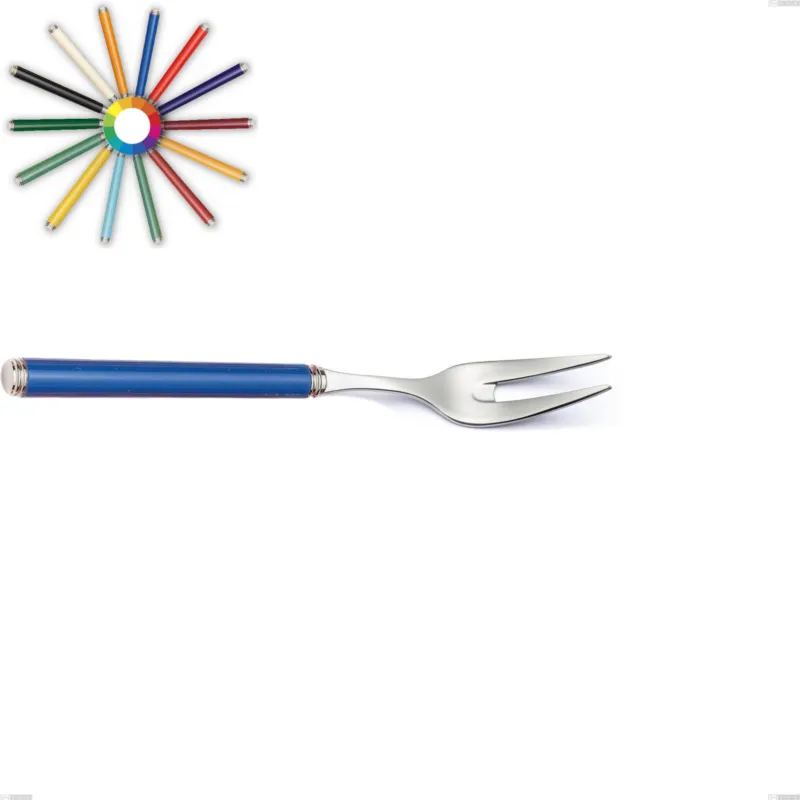 Offerta Del Giorno Forchetta carne linea, Acciaio 18/10 (AISI304) inox lucido , manici in metacrilato 213 mm Eme Posaterie nero 1
