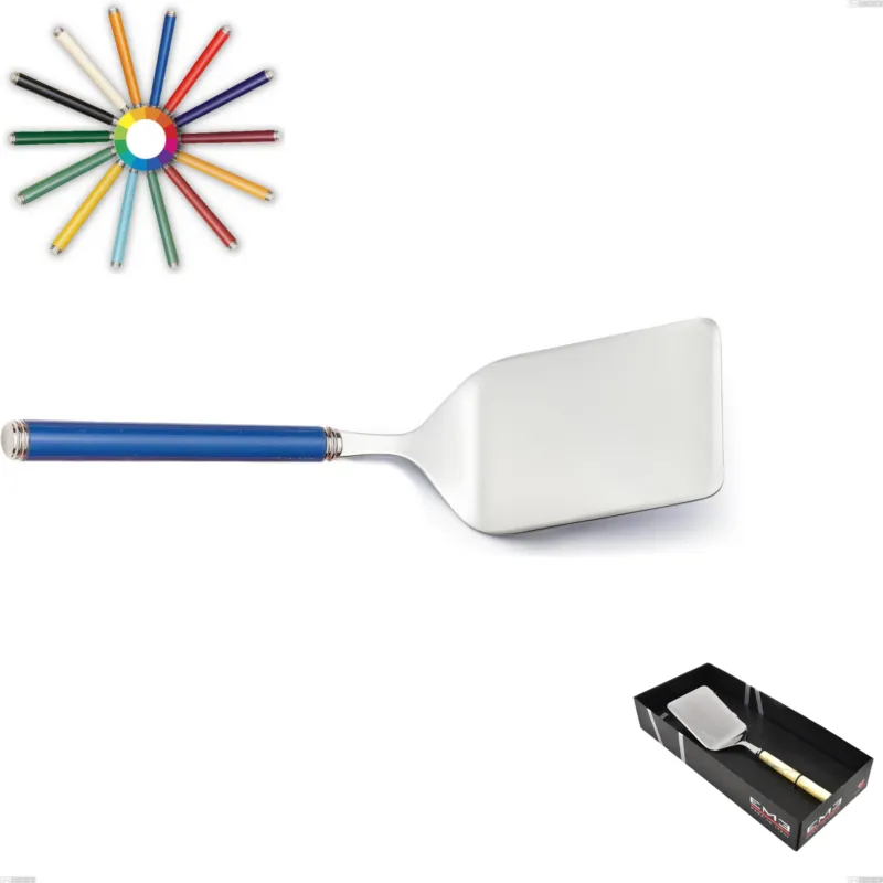 Confezione vetrina 1 pezzo pala lasagne linea, Acciaio 18/10 (AISI304) inox lucido , manici in metacrilato Eme Posaterie nero 1 Promo Stagionale
