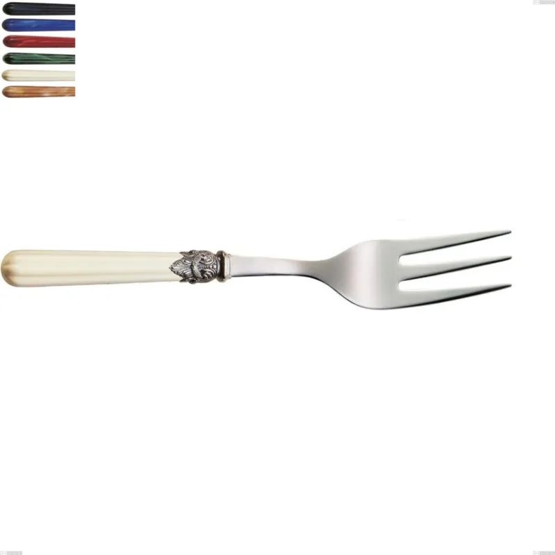 Offerta Del Giorno Forchetta da servizio versailles, Acciaio 18/10 AISI 304 Lucido manicatura acrilico , lunghezza 233 mm Eme Posaterie blu 2