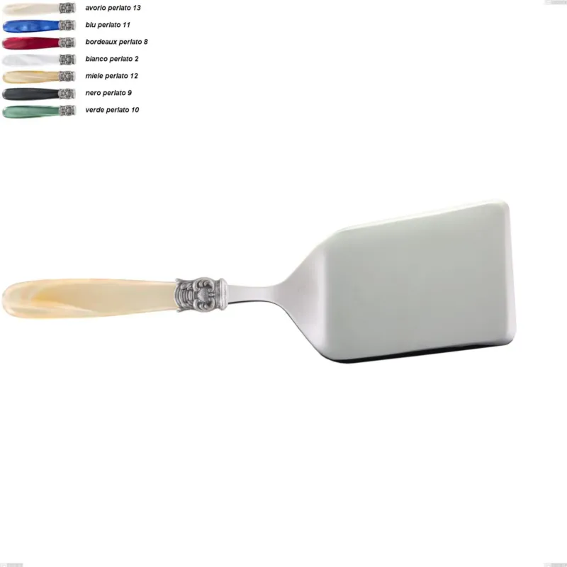 Pala lasagne mona lisa, Acciaio 18/10 AISI 304 Lucido manicatura acrilico perlato, lunghezza 246 mm Eme Posaterie avorio perlato 13 Prezzo Basso