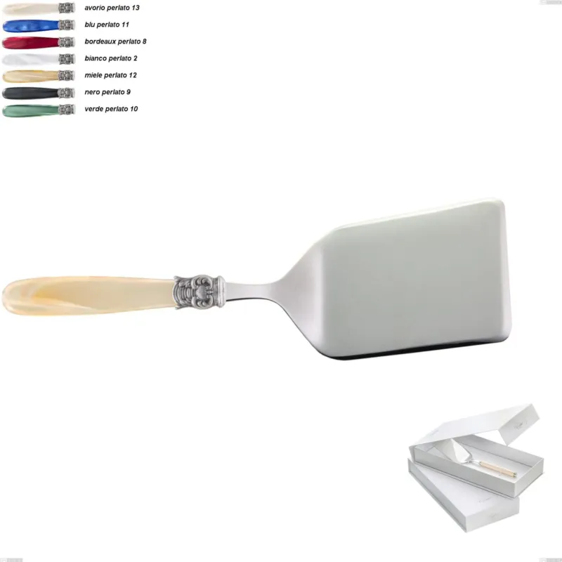 Confezione a libro 1 pezzo pala lasagne mona lisa, Acciaio 18/10 AISI 304 Lucido manicatura acrilico perlato Eme Posaterie avorio perlato 13 Offerta Speciale