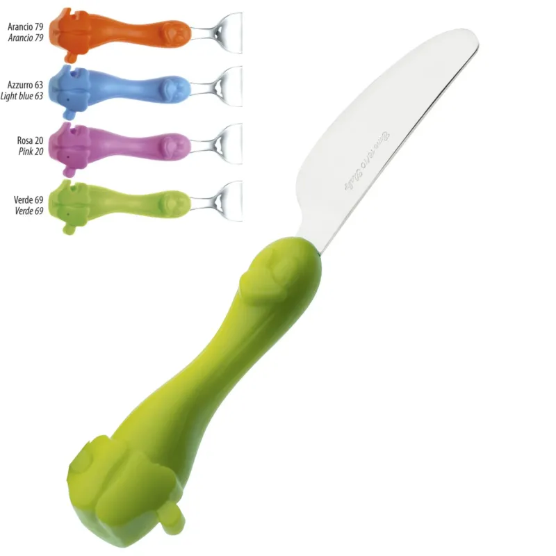 Coltello per bambini PINGO 1 Coltello + DI 18 MESI Eme Posaterie verde 69 Scelto Dai Clienti