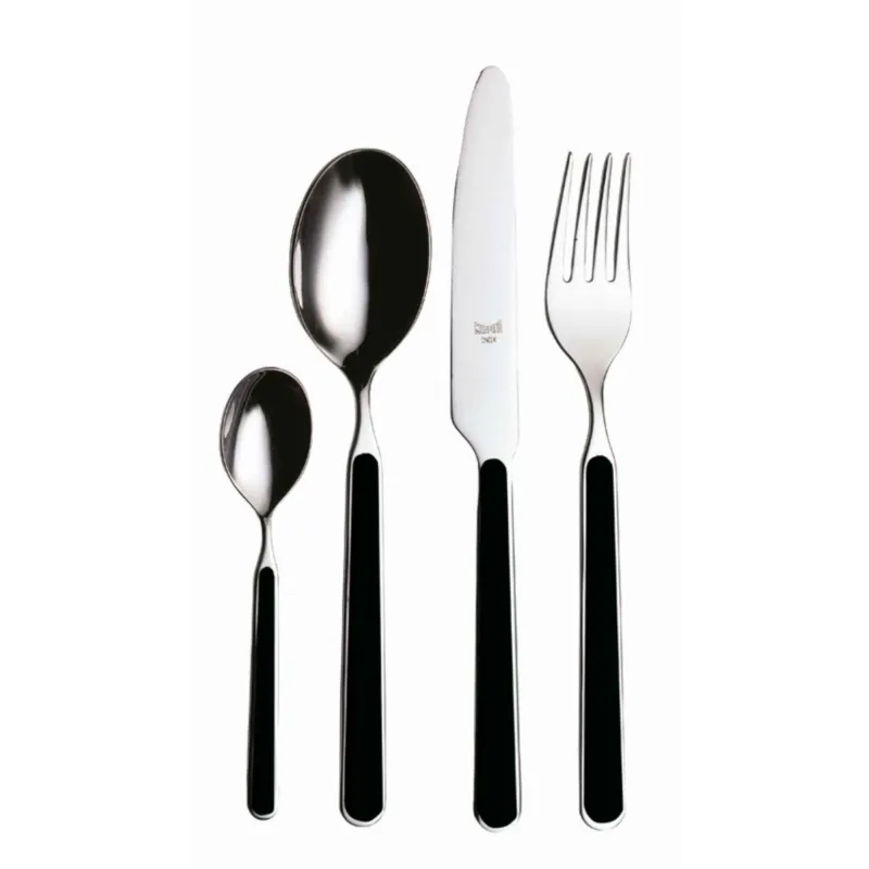 Compra Adesso Serv.posate 36 pezzi fantasia in Acciaio Inossidabile, colore Nero, Lavabile in lavastoviglie MEPRA S.p.a.