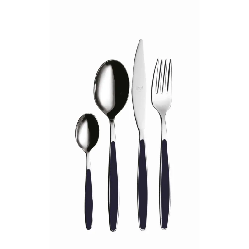 Set 20 pezzi caramella in Acciaio Inossidabile, colore Cobalto, Lavabile in lavastoviglie MEPRA S.p.a. Promo Stagionale