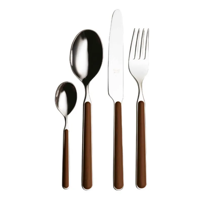 Subito Disponibile Serv.30 pezzi fantasia dolce cioccolat in Acciaio Inossidabile, colore Cioccolato, Lavabile in lavastoviglie MEPRA S.p.a.
