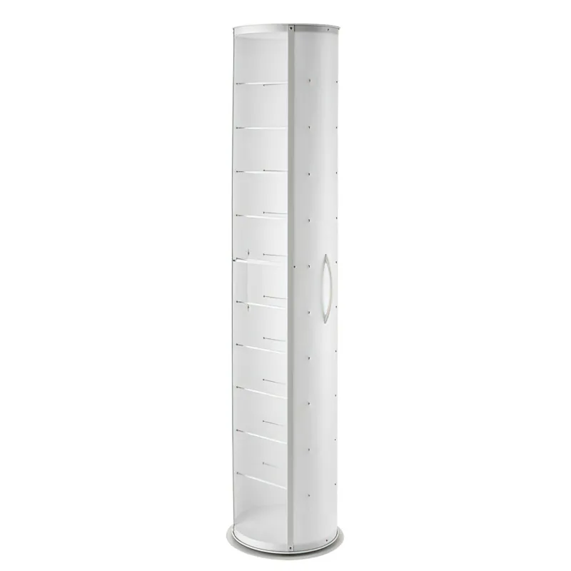 Scarpiera Pop White in Polipropilente Base e Top in Alluminio Dimensioni 40x40x h 173 spedita montata Emporium Promozione