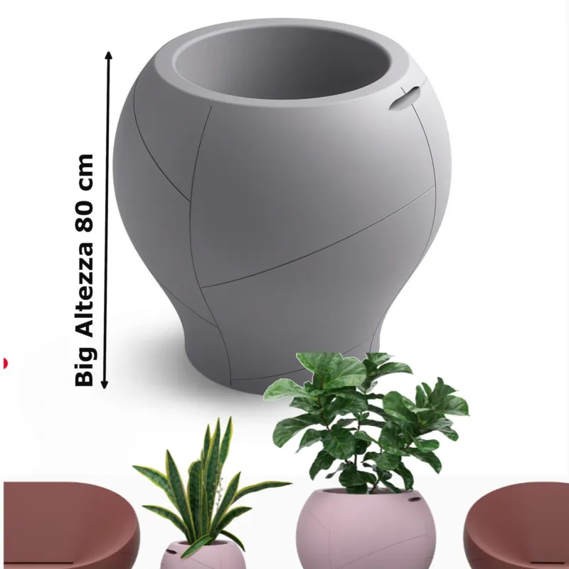 Vaso dalle forme morbide e avvolgenti, Vera Pot BIG Dimensioni 80x h 76,5 cm - OUTDOOR INDOOR- OPA COLORE Ferro Lyxo Design Sconto