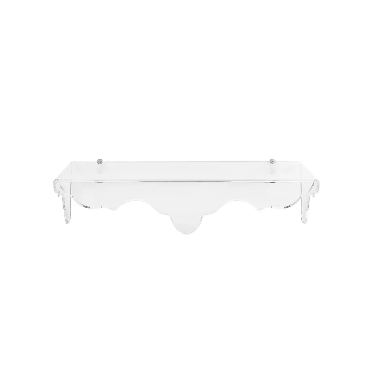 A Buon Prezzo Consolle Consolle da muro ispirata d‘art nouveau BENVENUTA Dimensioni 100x33x h 26 cm PORTATA Max 8 KG colore Trasparente IPlex Design