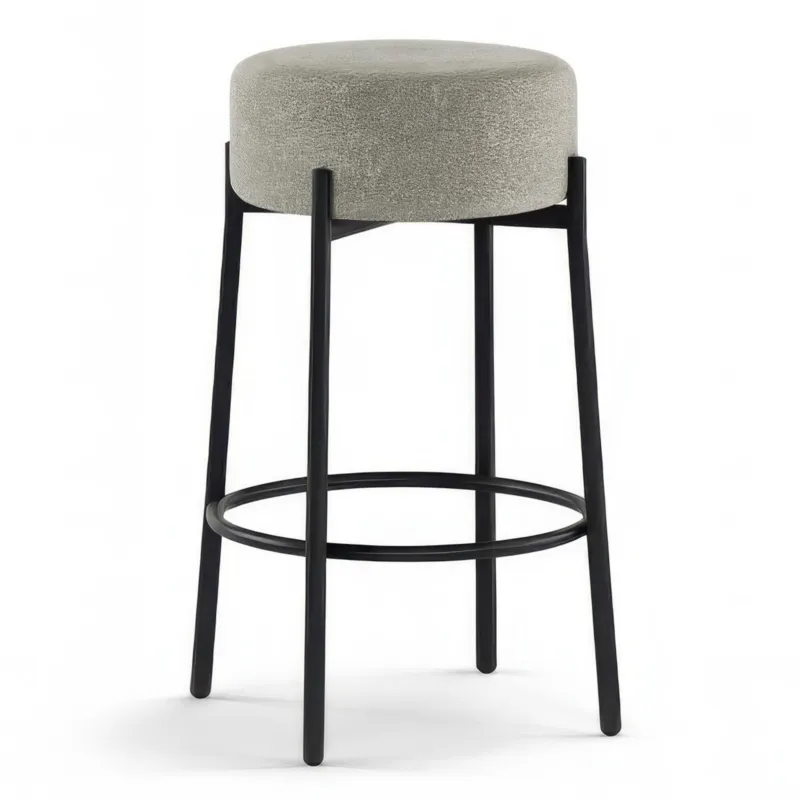 Sgabello fisso dal design moderno che unisce comfort SYD Dimensioni 41x41x h 67 cm -Peso 6,5 kg cm Stile Moderno colore Grigio Scuro Stones Srl Must-Have