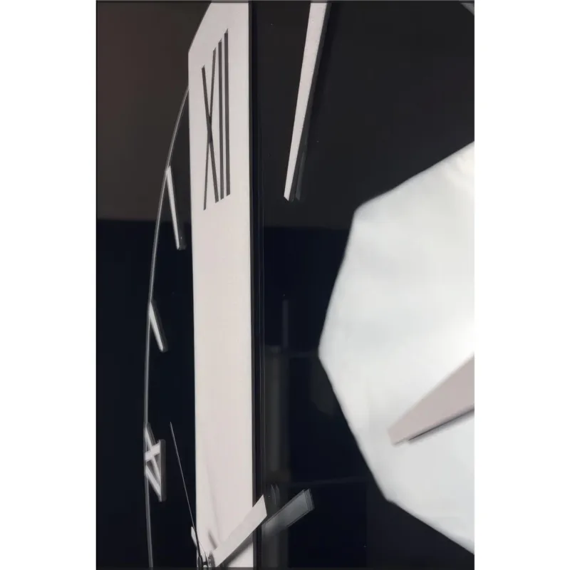 Miglior Prezzo Orologio Da Muro Struttura, è uno specchio NERO FUME‘ VEGA BIG Diametro 80 cm lancette in metallo numeri colore Bianco a rilievo , l‘orologio specchio Ceart