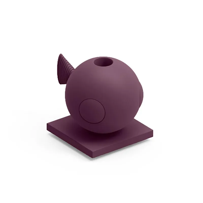 Contenitore Dotato di Foro PER FIORI RECISI FUGU di Design Dimensioni 20x28,.5x h 22 cm vaso, a portaoggetti o a elemento decorativo colore Ametista Lyxo Design Ultimissimo Modello