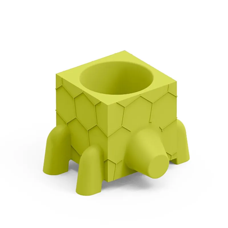 Consegna Rapida Contenitore Multifunzione FERA RUGA DEEP LA TARTARUGA di Design Dimensioni 32x31x h 21,3 cm vaso, a portaoggetti o a elemento decorativo colore Tormalina Lyxo Design