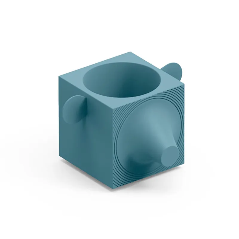 Contenitore Multifunzione FERA CAPO TRAY, L‘ORSO di Design Dimensioni 33,2x27,7x h 21,3 cm vaso, a portaoggetti o a elemento decorativo colore Zaffiro Lyxo Design Ultima Occasione