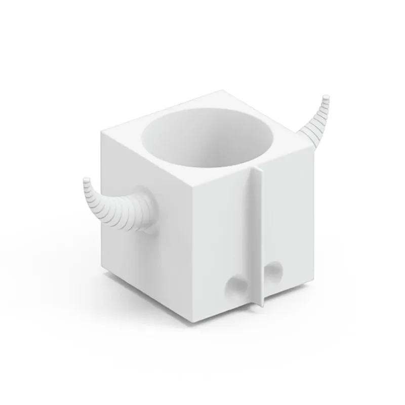 Contenitore Multifunzione FERA OROT DEP, il Toro di Design Dimensioni 40x22x h21 cm vaso, a portaoggetti o a elemento decorativo colore perla Lyxo Design Offerta Limitata