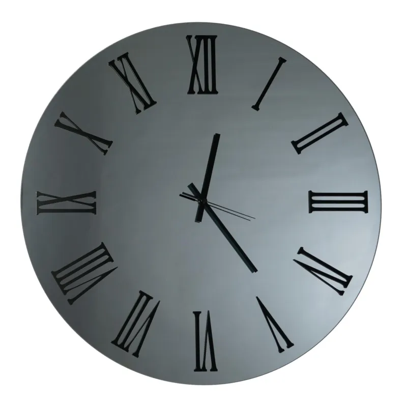 Orologio Da Muro 45 cm Struttura, è uno specchio Ramato SIRIO SMALL Diametro 45 cm lancette in metallo numeri colore Bronzo/Corten a rilievo , l‘orologio specchio Ceart Ordina Subito