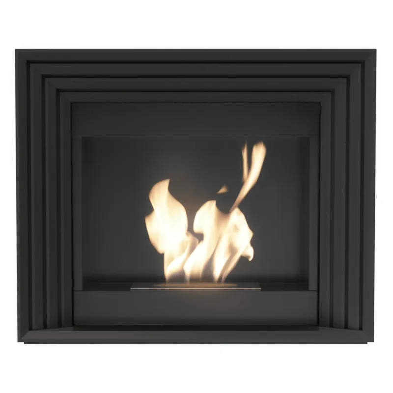 Acquista Ora Camino Bioetanolo PLANET TÜV Nero - Altezza 98cm, Dimensioni 115x33x98 cm, Acciaio e MDF KRATKI