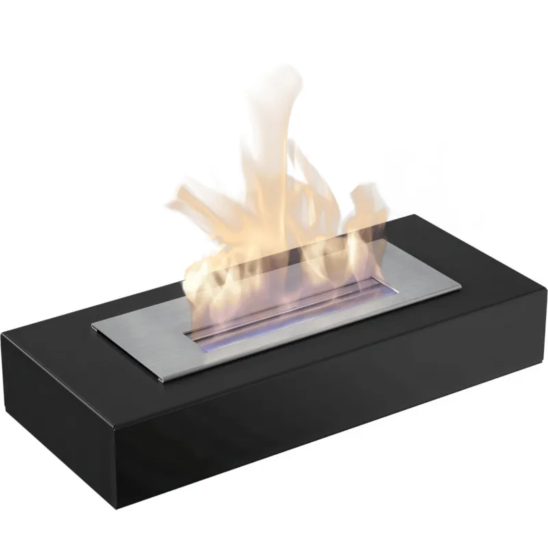 A Buon Prezzo Biocamino da Terra INDIA TÜV Nero - BIOFUEL, Sicurezza Certificata, Facile Installazione, Dimensioni 49x21.5x8.5 cm, Peso 4 kg KRATKI