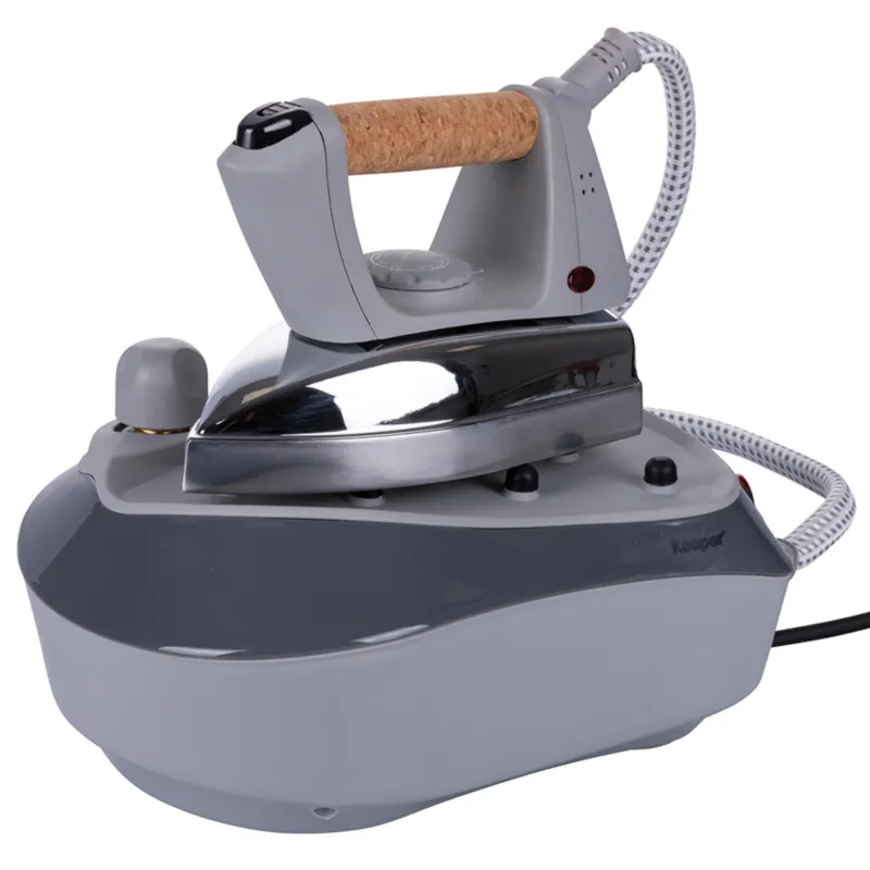 Ferro Da stiro a Vapore 2000W Dimensioni 36x19 x h 26 cm 40/45 g/min Capacita Caldaia 850 ML Voltaggio 220-240 V colore grigio VDE Tivoli 1996 Spedito Oggi