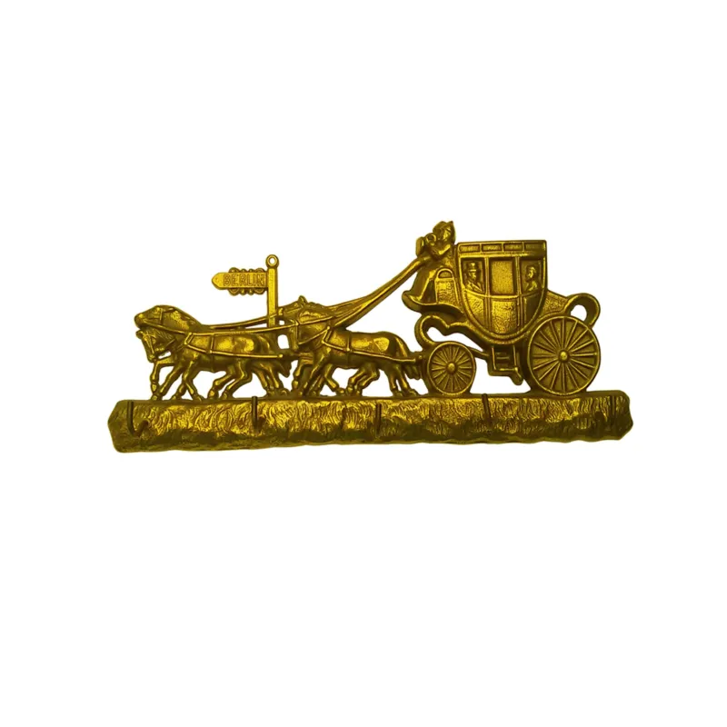 Appendichiavi , Porta chiavi da muro Diligenza , 5 posti dimensioni 29xh12cm, peso 0,900 kg Sessa Ferro Battuto Offerta