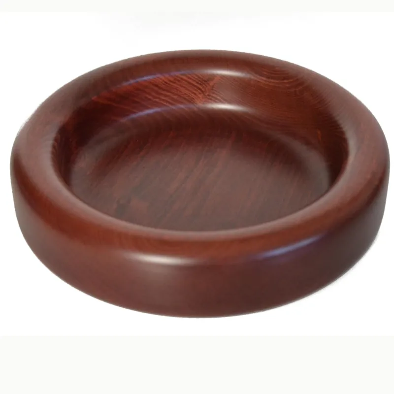 Ciotola, svuotatasche in legno massello tornita a mano Piccolo Ø 26xh 6 cm per centrotavola portafrutta o vassoio colore Mogano Manzoni Pietro Promozione